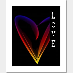Love Heart Posters and Art